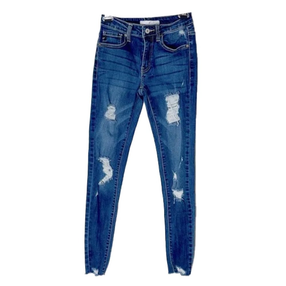 KAUCHN Distressed Skinny Jeans Size 24